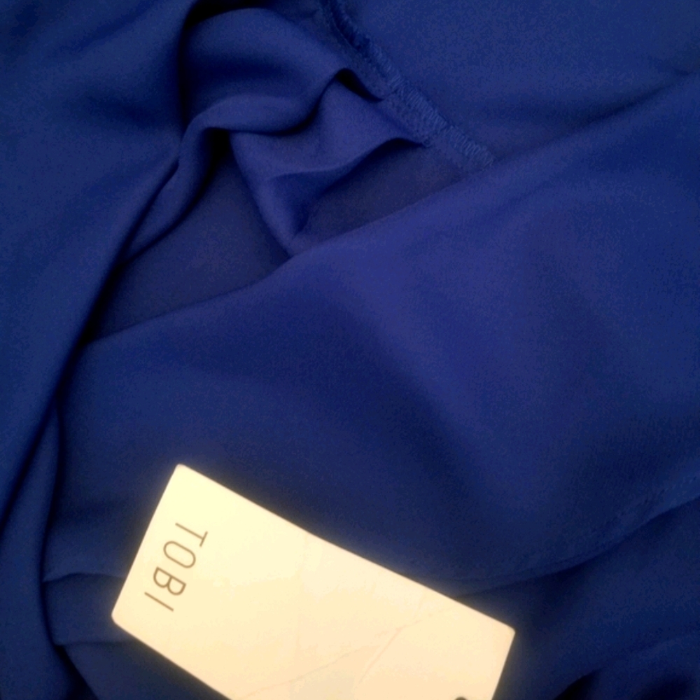 Drape Front Chiffon Top - Picture 3 of 4